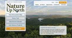 Desktop Screenshot of natureupnorth.org