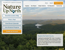 Tablet Screenshot of natureupnorth.org